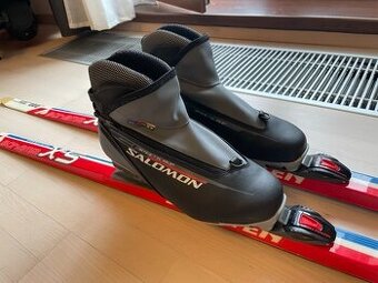 Běžky Sporten Bohemia XS, boty Salomon, hole Swix – set