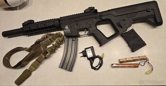 Airsoftová zbraň M4 SD Sportline 7" Alpha (Gen.2) - černá