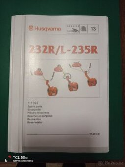Křovinořez Husqvarna 232R-232L/R. Katalog náhradních dílů