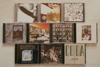 LED ZEPPELIN - kompletní řadová alba na CD