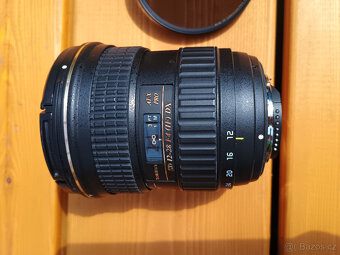 Tokina AT-X 12-28 mm Nikon DX ("širokáč" objektiv) f4 Pro