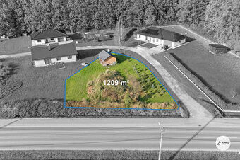 Stavební pozemek o výměře 1.209 m2 v obci Nošovice