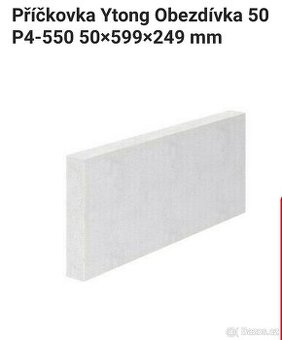 Ytong 5cm paleta 150ks