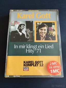 KAREL GOTT- "KOMPLET" 12. díl - DVOJ MC kazeta-RARITA