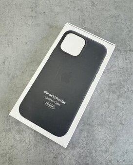 Apple Leather Case 13 Pro Max MagSafe - černý