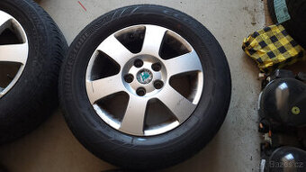 Orig. letní ALU kola 15" 5x112 ET47 Škoda Octavia 2