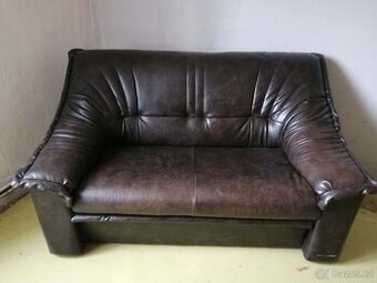 Koženková sedačka v perfektním stavu