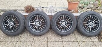 Alu kola 5x114.3 r17+pneu