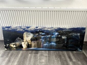 Obaz na plátně: Vodopád, 145x45