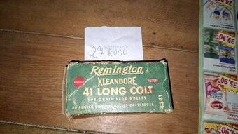Historické náboje 41 long colt (27 kusů)