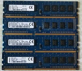 16GB DDR3-1600 PC3L-12800U CL11 1,35V+1,5V Kingston (4x4GB)