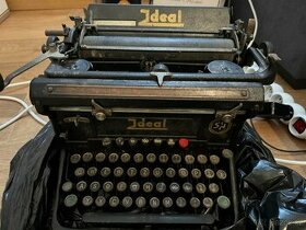 Starý písací stroj Ideal Naumann