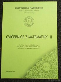 Cvičebnice z matematiky 2 – Univerzita Pardubice