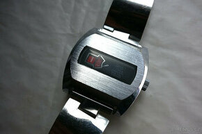 Staré. zajímavé mechanické Swiss hodinky Oberon digitál