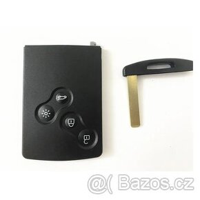 Klíč karta keyless pro Renault Clio IV 4 Captur 2009-2017