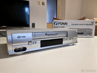 VHS přehrávač Funai 31D-850 Ovladač+Krabice