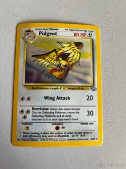 Pidgeot jungle holo POKEMON VINTAGE 1999