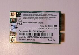 Intel® PRO/Wireless 3945ABG