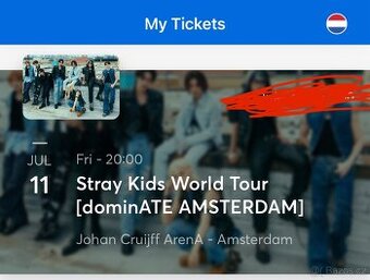 Stray kids koncert lístky Amsterdam