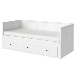 IKEA Hemnes rozkládací postel + 2 matrace