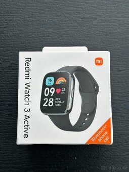 Nové chytré hodinky Xiaomi Redmi Watch 3 Active černé