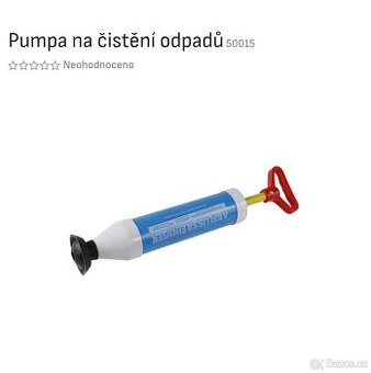 Pumpa ruční na čištění odpadu nové