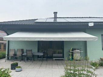 Výsuvná markýza na terasu 6 x 3 m