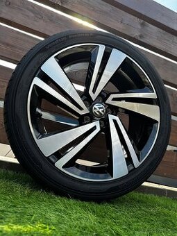 Alu kola 5x100 r18 s letním pneu (crosb)