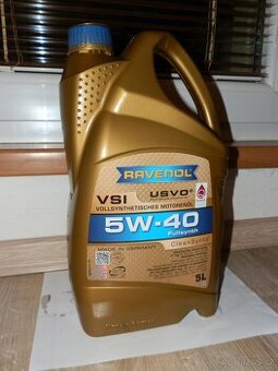 Motorový olej Rawenol VSI 5w40- 4,5l -nafta, benzín