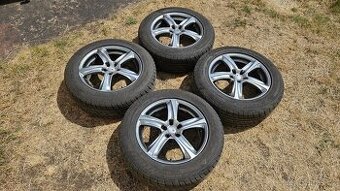 Volvo XC60 zimní kola pneumatiky 235/60R18 vzorek 8mm disky