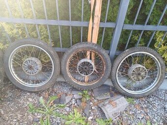 Jawa, Sachs kola, brzdové štíty