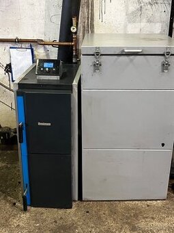 Automaticky kotel Buderus 15kw na pelety a uhlí