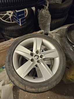 Škoda oem alu sada s pneu 205/55/16