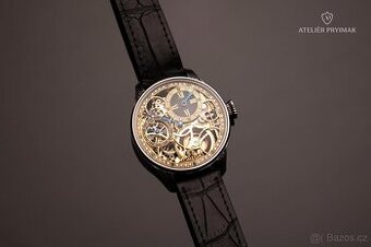 Exkluzivní starožitné skeletové hodinky OMEGA 1915