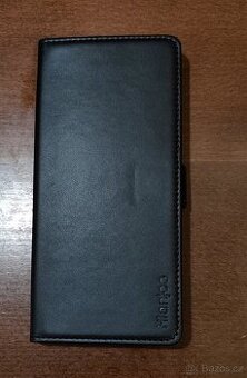 knížkový obal na telefon Redmi Note 9 Pro - černý