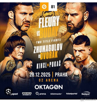 Prodám 2 lístky na OKTAGON 81 - 28.12.2025