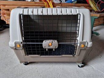 Přepravka pro kočky/psy do auta Skudo Car S + kolečka