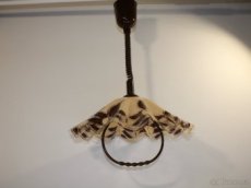 LUSTR BÉŽOVÝ VZOR HNĚDÝ