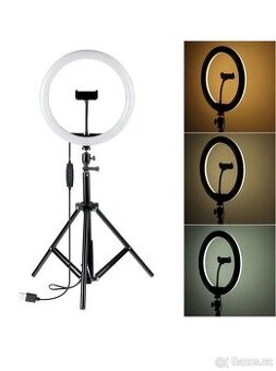 26 cm kruhové světlo +stativ 210 cm
