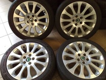alu kola skoda 5x100 r16 original škoda 205/45r16