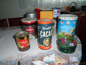 Prodám staré i novější plechovky od všeho možného