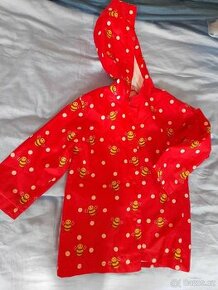 Dívčí bundička / pláštěnka - milý vzor - 4-5 let