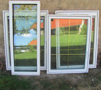 5x OKNA - BÍLÁ - WINKHAUS