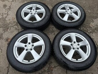 Alu 17" 5x112 zimní KodiaQ 92%, pěkné , TOP cena