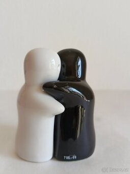 PORCELÁNOVÁ SLÁNKA  A PEPŘENKA JIN A JANG