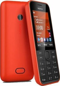 Nokia 208 - červený kryt