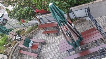 Set Dřevěné lavice a stoly - 1