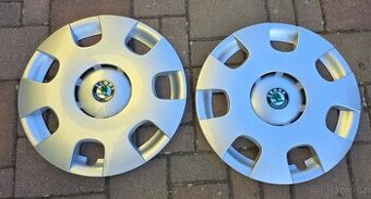 Ozdobné poklice, kryty kol originál Škoda r14