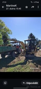 Pásový minibagr caterpillar 301,5