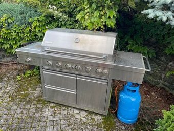 Celo nerezový, dvoupláštový plynový gril COOBINOX